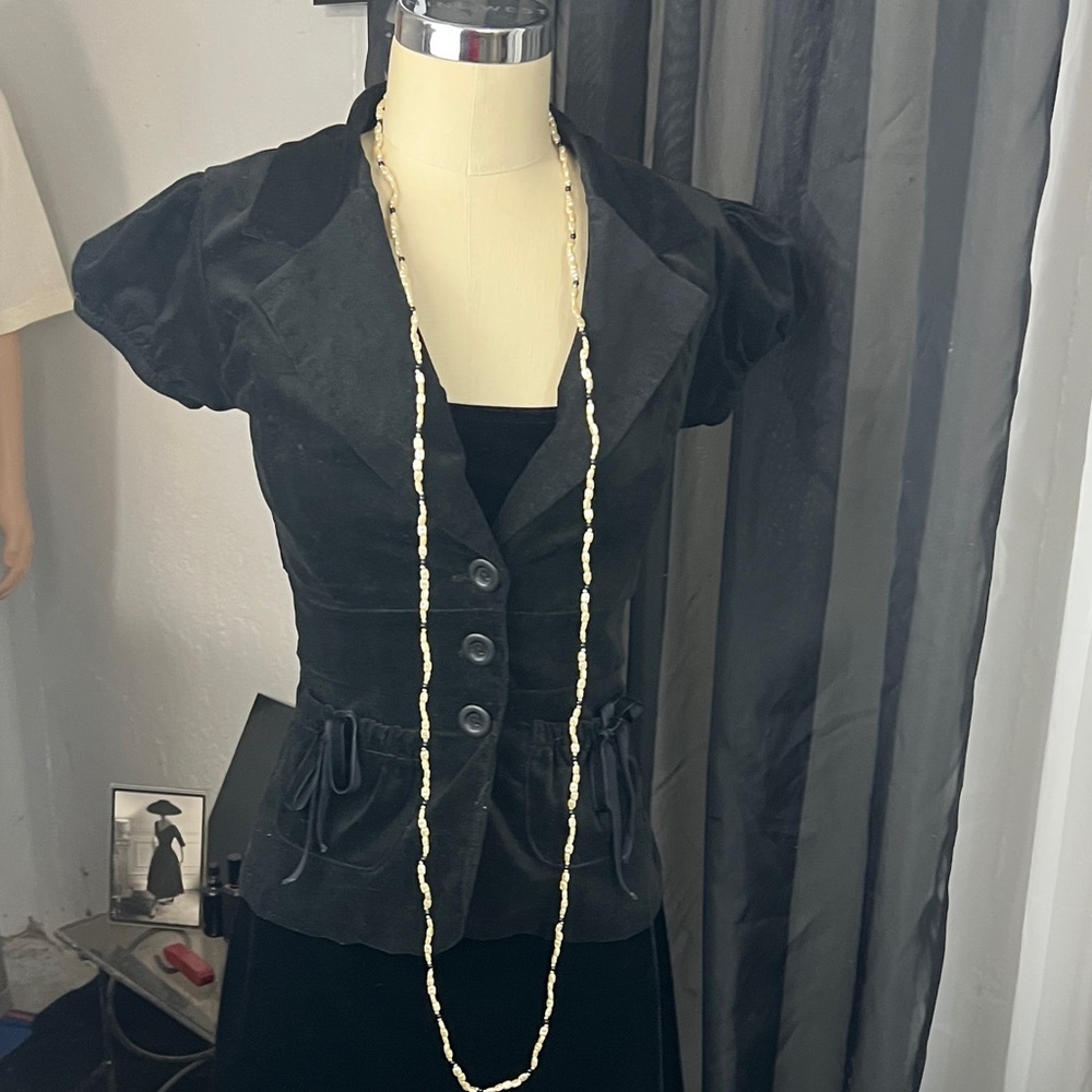 Park Lane Cream and Gold Layered Pearl Necklace - Picture 5 of 7